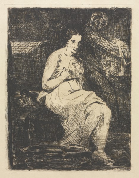 La Toilette. Edouard Manet (French, 1832-1883). Etching