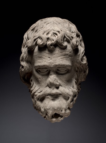 Head of an Apostle from the South Portal of the Cathedral of Thérouanne, c. 1235-1240. Northern