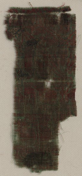 Three Fragments of Italian Gothic Silk, 1300s. Italy, 14th century. Lampas weave, brocaded; silk