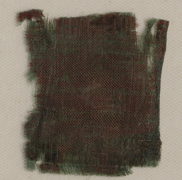 Three Fragments of Italian Gothic Silk, 1300s. Italy, 14th century. Lampas weave, brocaded; silk