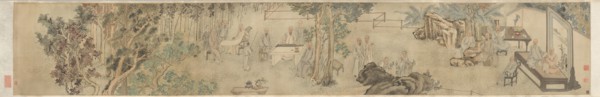 The Ninth Day Literary Gathering at Xing’an, 1743. Fang Shishu (Chinese, 1693-1751), and Ye Fanglin