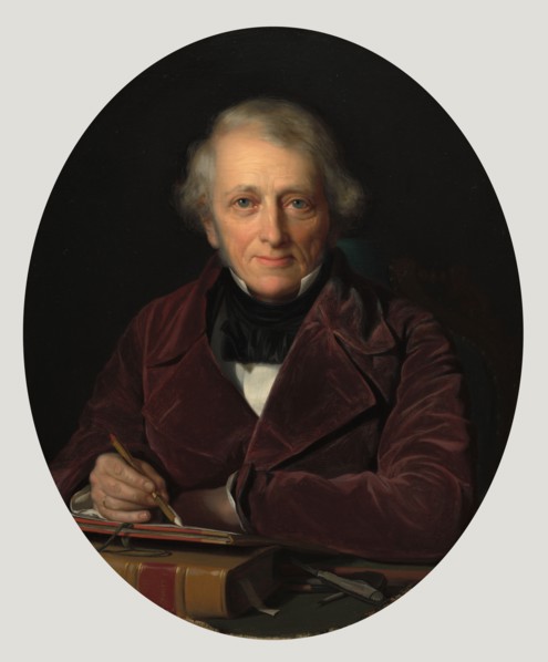 Leo Lehmann, 1851. Rudolf Lehmann (German, 1819-1905). Oil on fabric; unframed: 67.5 x 55.5 cm (26