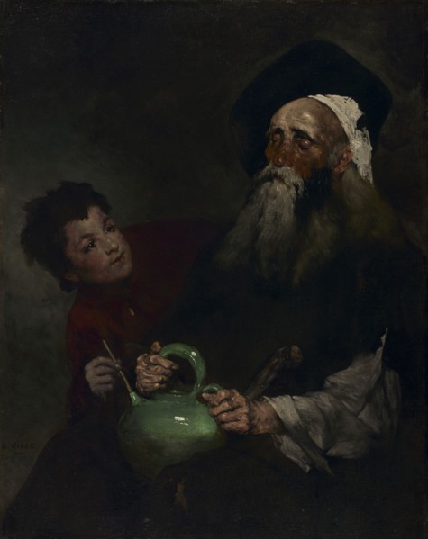 Lazarillo de Tormes and His Blind Master, before 1880. Théodule Ribot (French, 1823-1891). Oil on