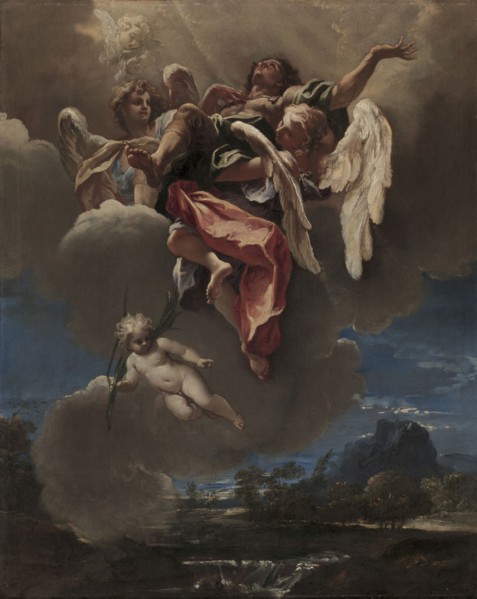 Study for "An Apotheosis of a Saint" (for San Bernardino dei Morti, Milan), c. 1695. Sebastiano