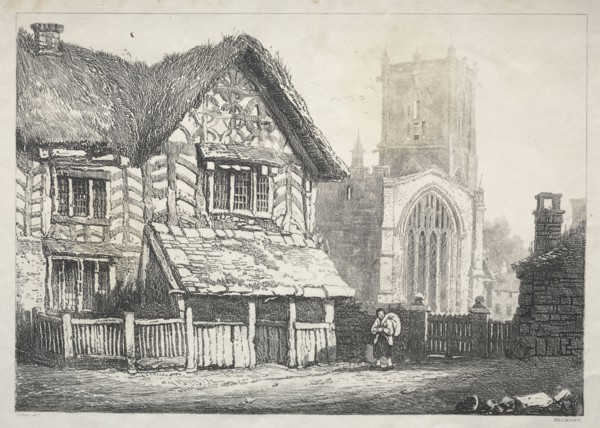 A Series of Ancient Buildings and Rural Cottages in the North of England:  Helmsley, 1821. Samuel