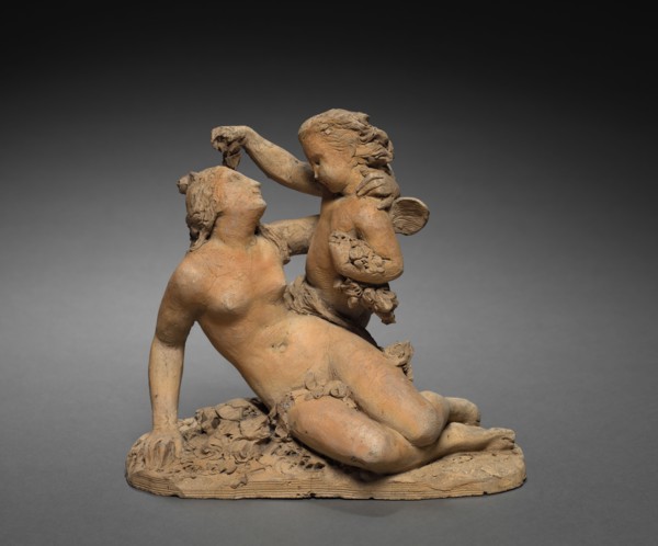 Venus and Cupid, c. 1840-1850. Jean-Jacques Feuchère (French, 1807-1852). Terracotta; overall: 19.7