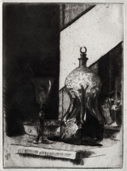 Dutch Schnapps, 1885-1893. J. Alden Weir (American, 1852-1919). Drypoint