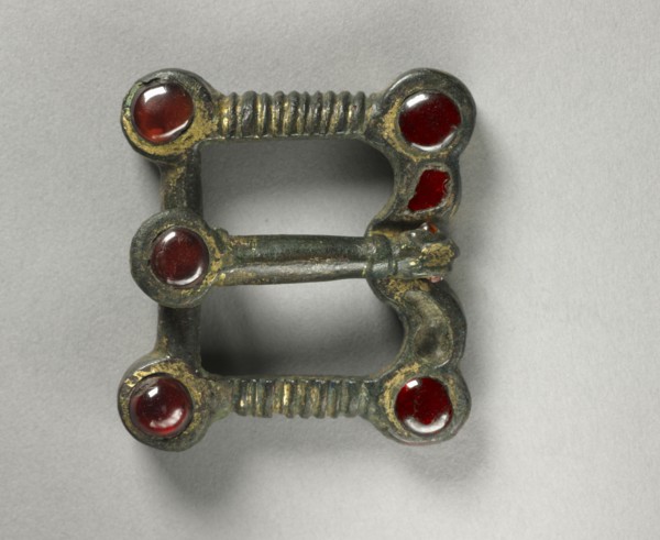 Buckle with Animal-Shaped Thorn and Belt Plate, 400s. Sarmato-Gothic, Migration period, 5th century