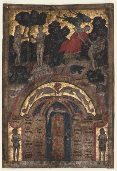 Leaf from a Volume of Johannes Andrea's "Lectura super arboris consanguinitatis et affinitatis: