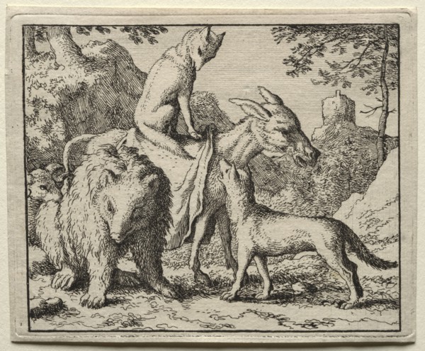 Reynard the Fox. Allart van Everdingen (Dutch, 1621-1675). Etching