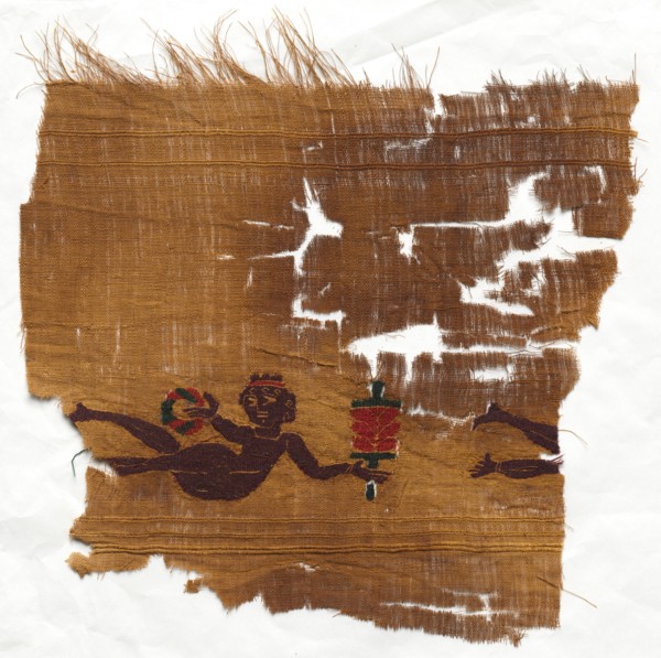 Fragment of a Curtain, early 400s. Egypt, Byzantine period, early 5th century. Tabby weave, inwoven