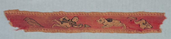 Fragment from a Child's Tunic: Clavus, 600s - 700s. Egypt, Umayyad period (?), 7th - 8th century.