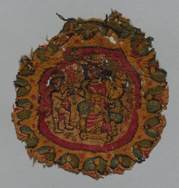 Fragment from a Segmentum, 700s - 800s. Egypt, Umayyad period ?, 8th - 9th century. Tapestry