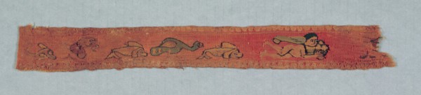 Fragment from a Child's Tunic: Clavus II, 600s - 700s. Egypt, Umayyad period (?), 7th - 8th century