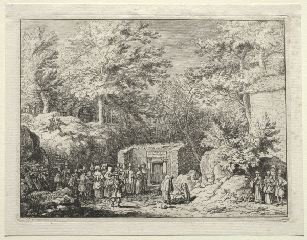 The Fourth Spring, 1660s. Allart van Everdingen (Dutch, 1621-1675). Etching; sheet: 14.8 x 19 cm (5