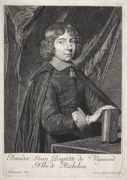 Jean Baptiste de Vignerod. Jean Morin (French, 1600-1650). Etching
