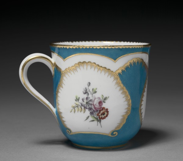 Cup, 1759. Sèvres Porcelain Manufactory (French, est. 1740). Soft-paste porcelain; overall: 8 x 10