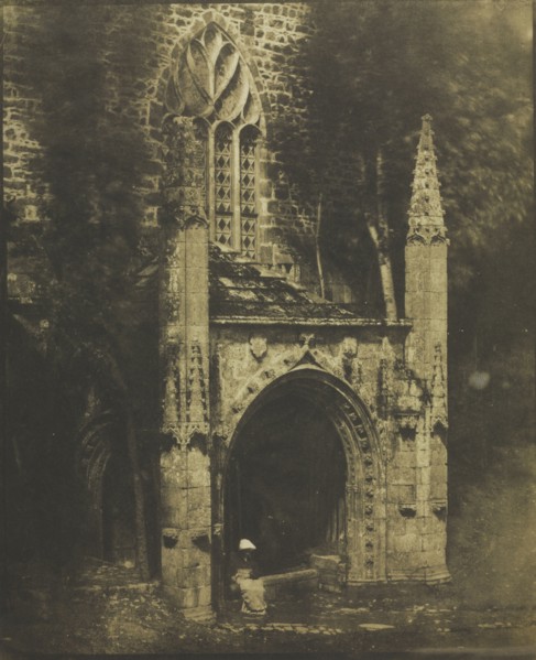Fountain of Notre-Dame at Saint-Brieuc, Brittany, c. 1853. Louis-Rémy Robert (French, 1811-1882).