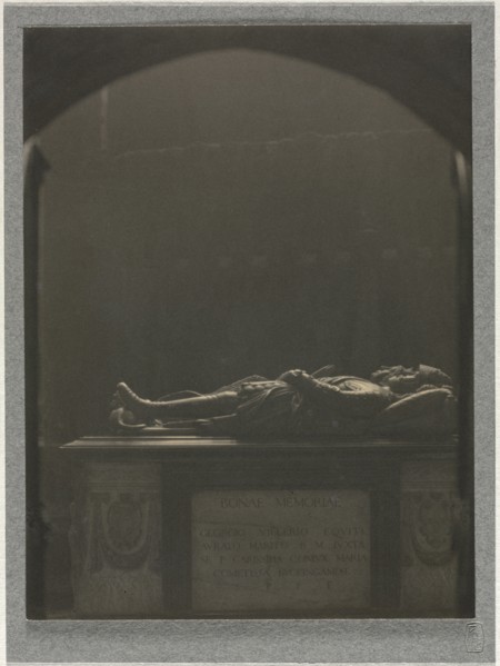 Westminster Abbey, Tomb of Sir Georges Villiers (d. 1605), c. 1900. Frederick H. Evans (British,