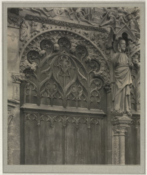 Bourges Cathedral: Crypt Under Nave, c. 1900. Frederick H. Evans (British, 1853-1943). Platinum