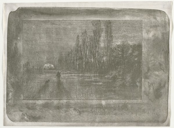 The Little Hunter, 1892. Félix Hilaire Buhot (French, 1847-1898). Lithograph; sheet: 28.7 x 38.3 cm