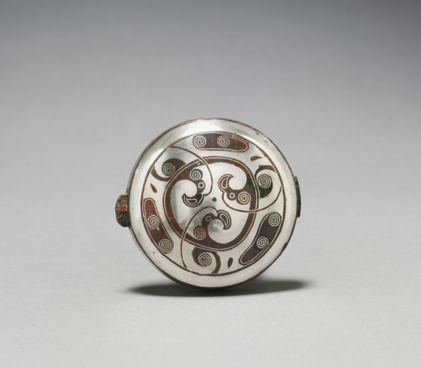 Chariot Handle Bar Cap, 475-221 BC. China, Warring States period (475-221 BC). Bronze inlaid with