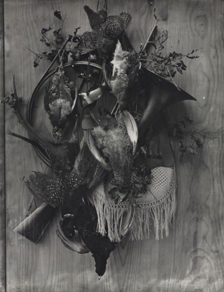 Trophy of the Hunt, c. 1867. Adolphe Braun (French, 1812-1877). Carbon print; image: 78 x 59.8 cm