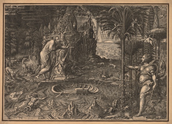 Allegory of Life, 1561. Giorgio Ghisi (Italian, 1520-1582). Engraving; image: 38.1 x 54.4 cm (15 x
