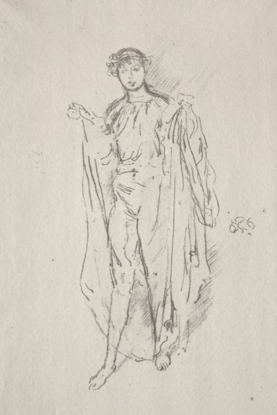 The Girl. James McNeill Whistler (American, 1834-1903). Lithograph