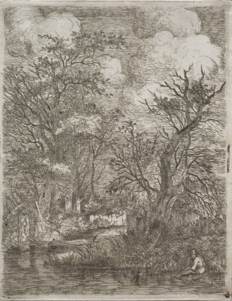 Back of the Mills, c. 1812-1813. John Crome (British, 1768-1821). Etching