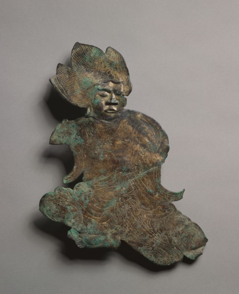 Zao Gongen, 1100–1185. Japan, Heian Period (794-1185). Gilt bronze with repoussé and incised