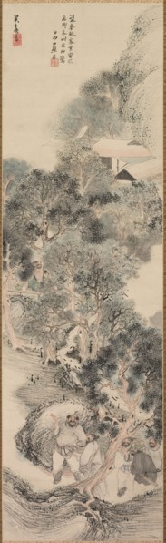 Water Margin Bandits, late 1700s-early 1800s. Matsumura Goshun (Japanese, 1752-1811). Hanging
