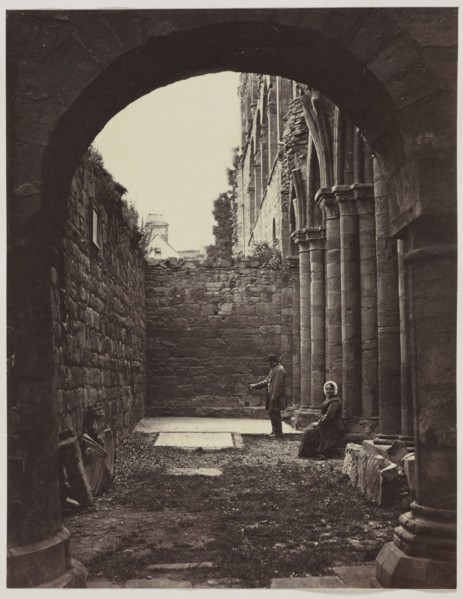 L.D. Campbell's Tomb (verso), c. 1861. John Hamilton Craigie (British). Albumen print from wet
