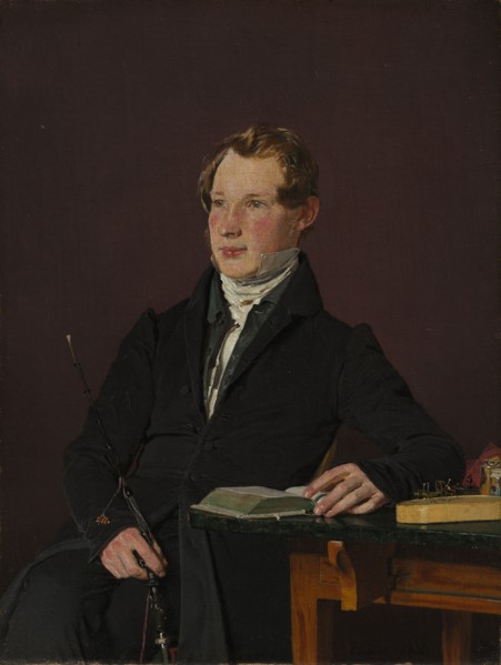 Dr. Johann Henning Kjetil Hjardemaal, 1833. Christen Købke (Danish, 1810-1848). Oil on fabric;