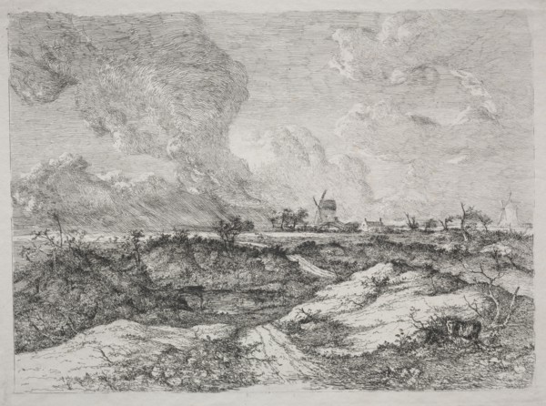 Mousehold Heath, c. 1810-13. John Crome (British, 1768-1821). Etching