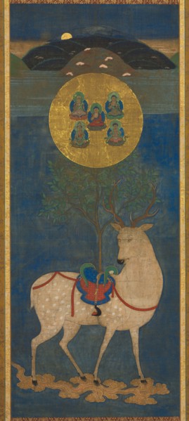 Kasuga Mandala, 1300s-1400s. Japan, Nanbokucho period (1333-92) to Muromachi period (1392-1573).