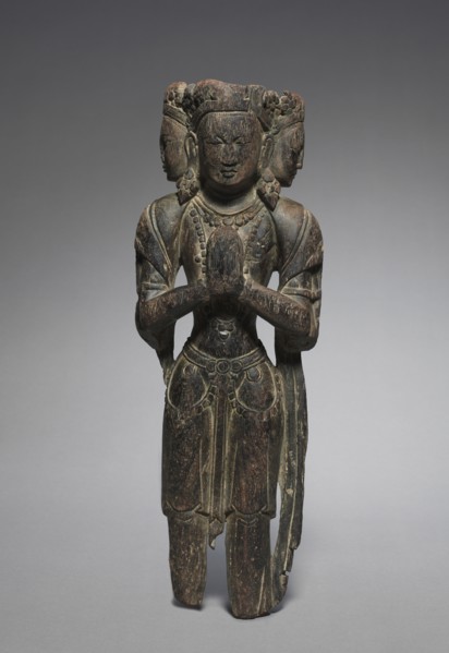 Bodhisattva Avalokitesvara, 900-1200. Himalyas, probably Tibet, 10th-12th century. Wood; overall: