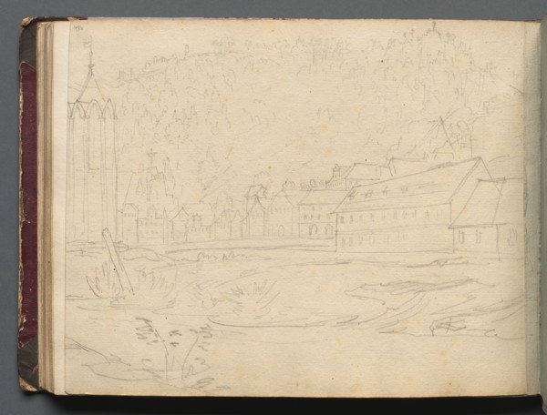 Album with Views of Rome and Surroundings, Landscape Studies, page 48b: Roman Landscape. Franz