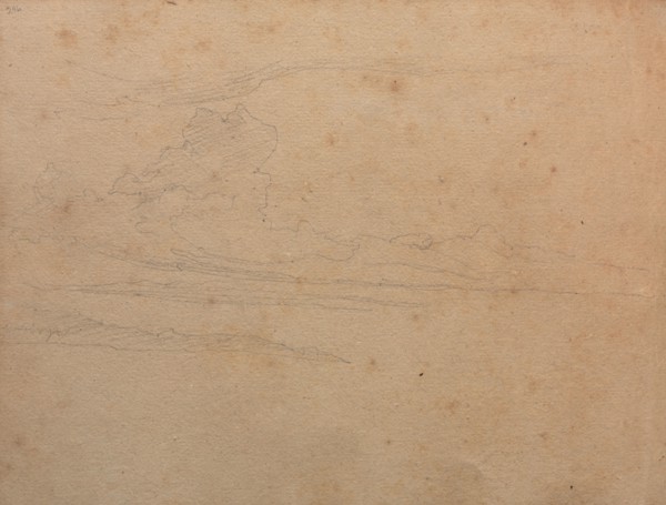 Album with Views of Rome and Surroundings, Landscape Studies, page 29b: Landscape Study. Franz
