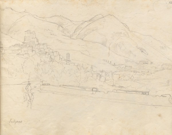 Album with Views of Rome and Surroundings, Landscape Studies, page 42a: Roman Landscape. Franz