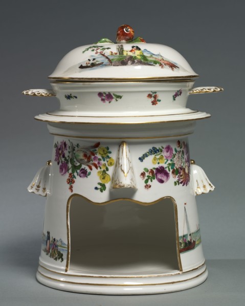 Food Warmer (Veilleuse), c. 1758-1760. Nymphenburg Porcelain Factory (German, founded 1747),