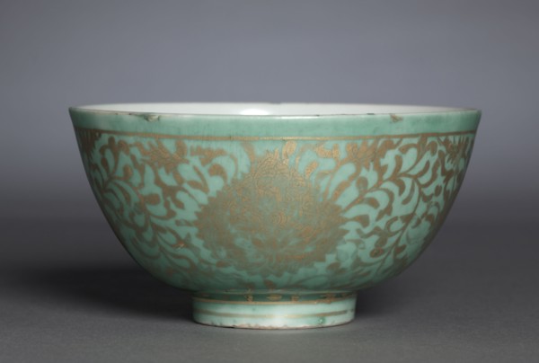 Bowl with Lotus Scrolls, 16th Century. China, Jiangxi province, Jingdezhen kilns, Ming dynasty