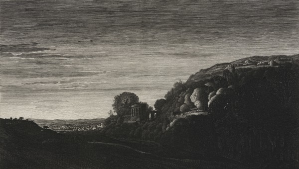 Times of Day:  Vespers. Jan van de Velde (Dutch, 1620-1662). Engraving
