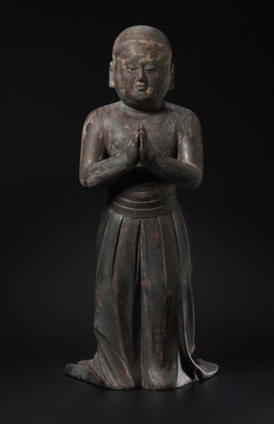 Shotoku Taishi at Age Two, early 1300s. Japan, Kamakura Period (1185-1333). Wood with lacquer,
