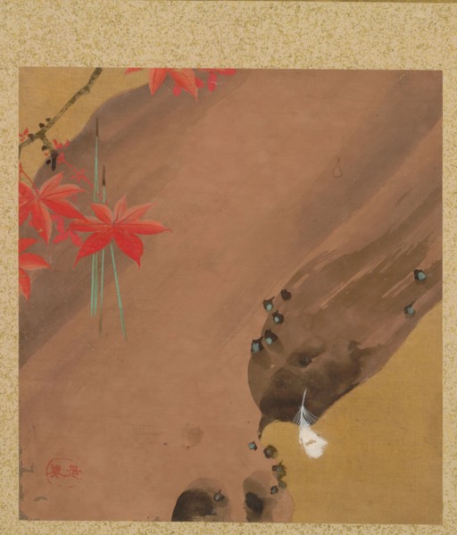 Leaf from Album of Seasonal Themes: Moths, 1847. Shibata Zeshin (Japanese, 1807-1891). Album; ink,