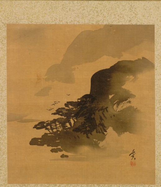 Leaf from Album of Seasonal Themes: Quail in Grass, 1847. Shibata Zeshin (Japanese, 1807-1891).