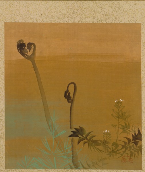 Leaf from Album of Seasonal Themes: Birds in Snow, 1847. Shibata Zeshin (Japanese, 1807-1891).