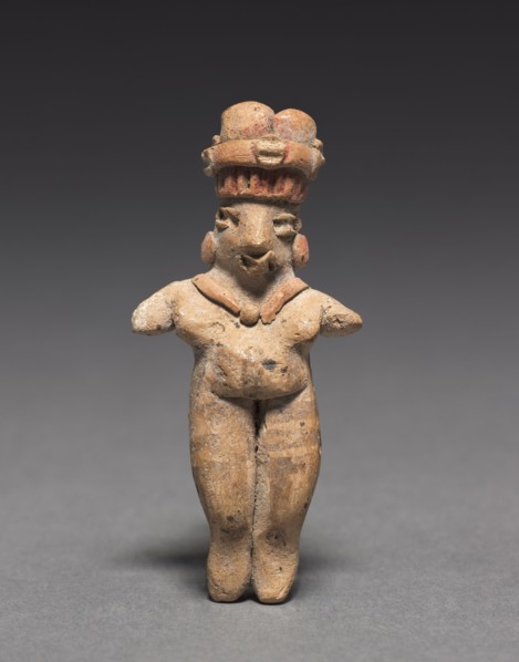 Female Figurine, c. 400-100 BC. Mexico, Guanajuato, Chupícuaro. Earthenware with pigment; overall: