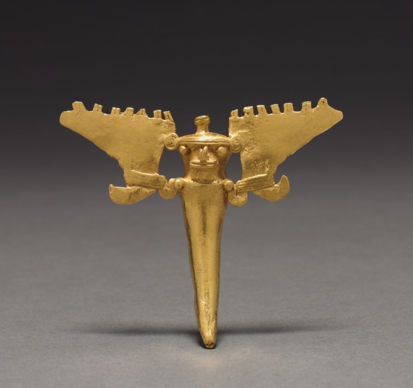 Tusk Figural Pendant, c. 1000-1550. Western Panama, Veraguas-Gran Chiriquí Style, c. 1000-1550.