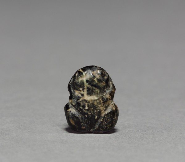 Frog Pendant, before 1519. Mexico, Pre-Columbian. Serpentine; overall: 1.5 cm (9/16 in.).